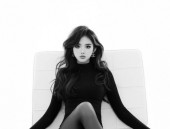 性感写真吴艳妮晒性感肯豆风写真紧身黑衣大秀完美身材网友直呼认不出